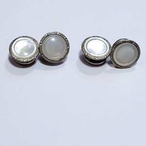 Retro/Antique Mother of Pearl Snap Cufflinks